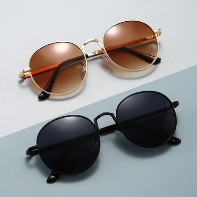 New High-Quality Small Frame Oval Sunglasses UV400 for Men Fashionable Sun Shading Outdoor Driving Eyewear