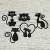 Kitty Cats Suit Knife Mold DIY Printing Steel Mould for Craft Card Making