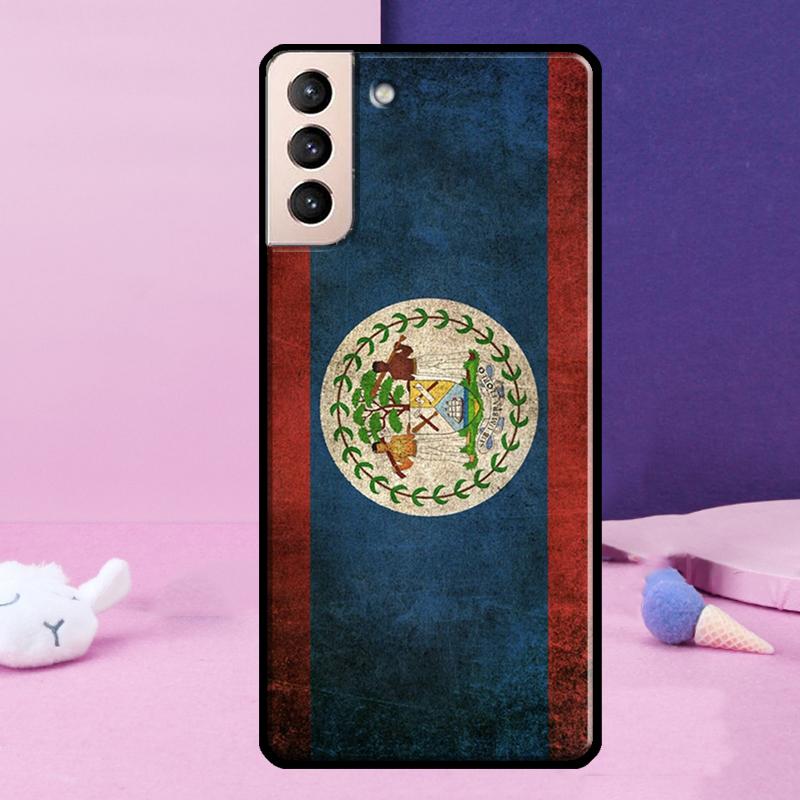 Belizean Flag Phone Case For Samsung Galaxy S25 Ultra S23 S20 S21 S22 S24 FE S9 S10 Plus S24 Ultra Cover