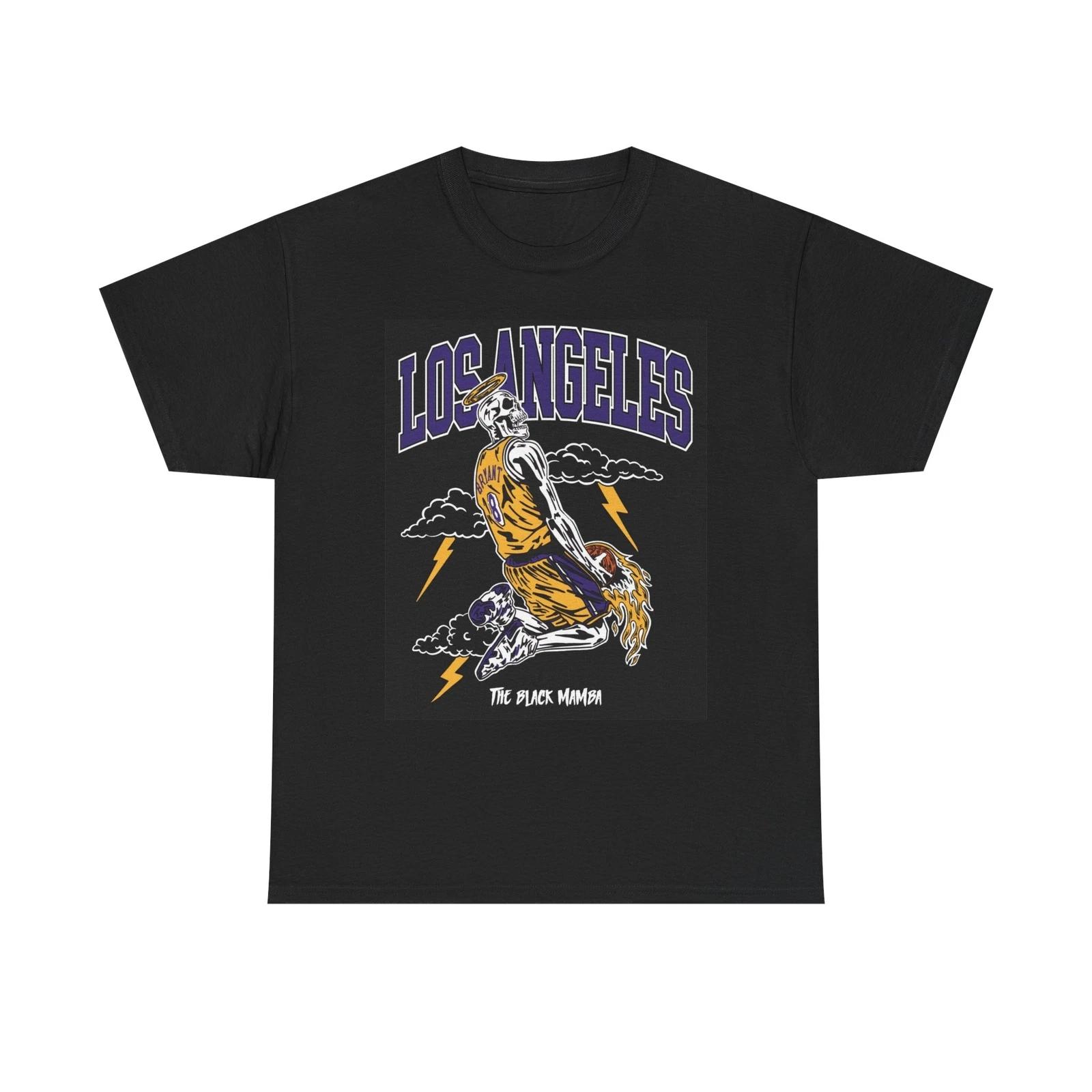 Men s and Women s T-shirts Los Angeles Black Mamba Graphic XL