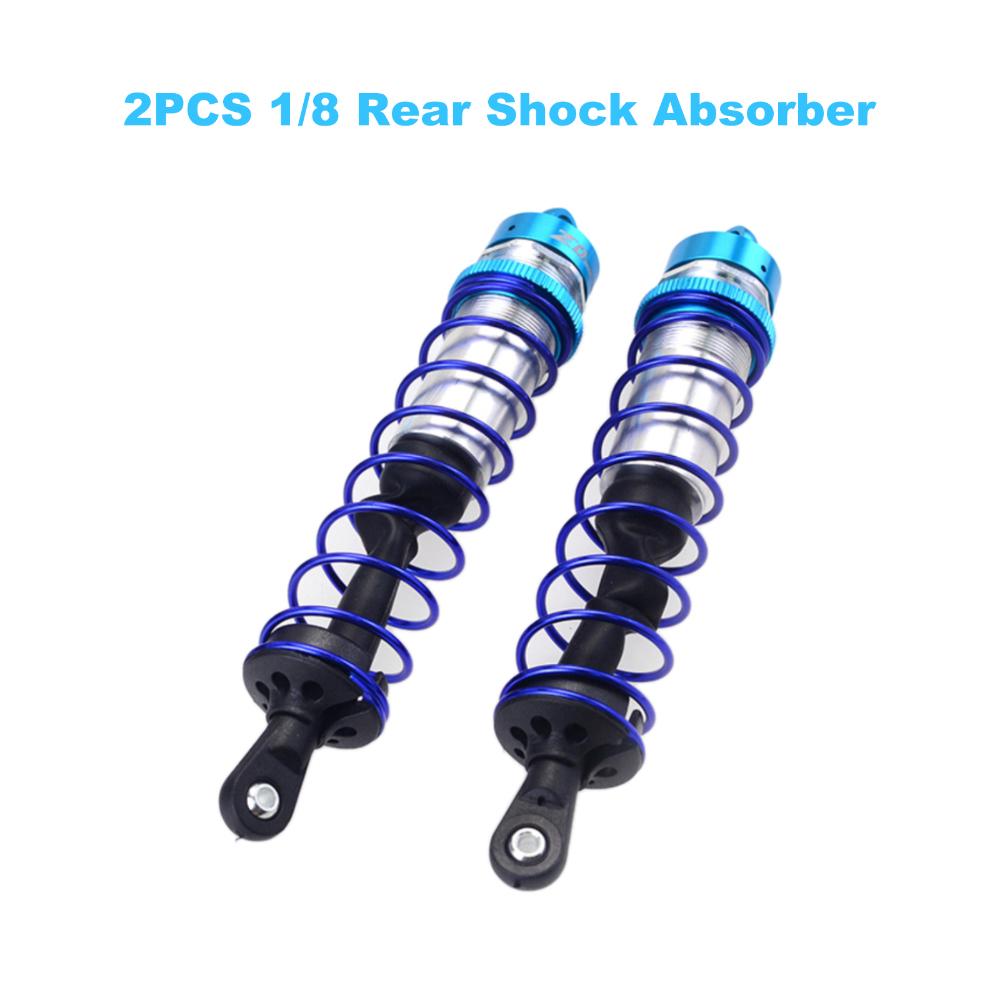 4Pcs Shock Absorber 120mm Front 140mm Rear Metal Damper Suspension for HPI TROPHY FLUX 107016 1/8 RC Racing Car Truggy ZD Racing