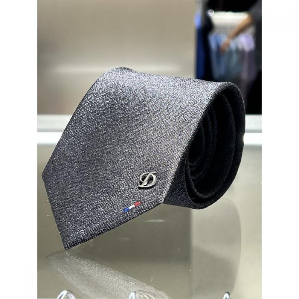 

S.t. Dupont Bottom Three Color Embroidery Slim Tie Te4fm61ka013tgy Single option