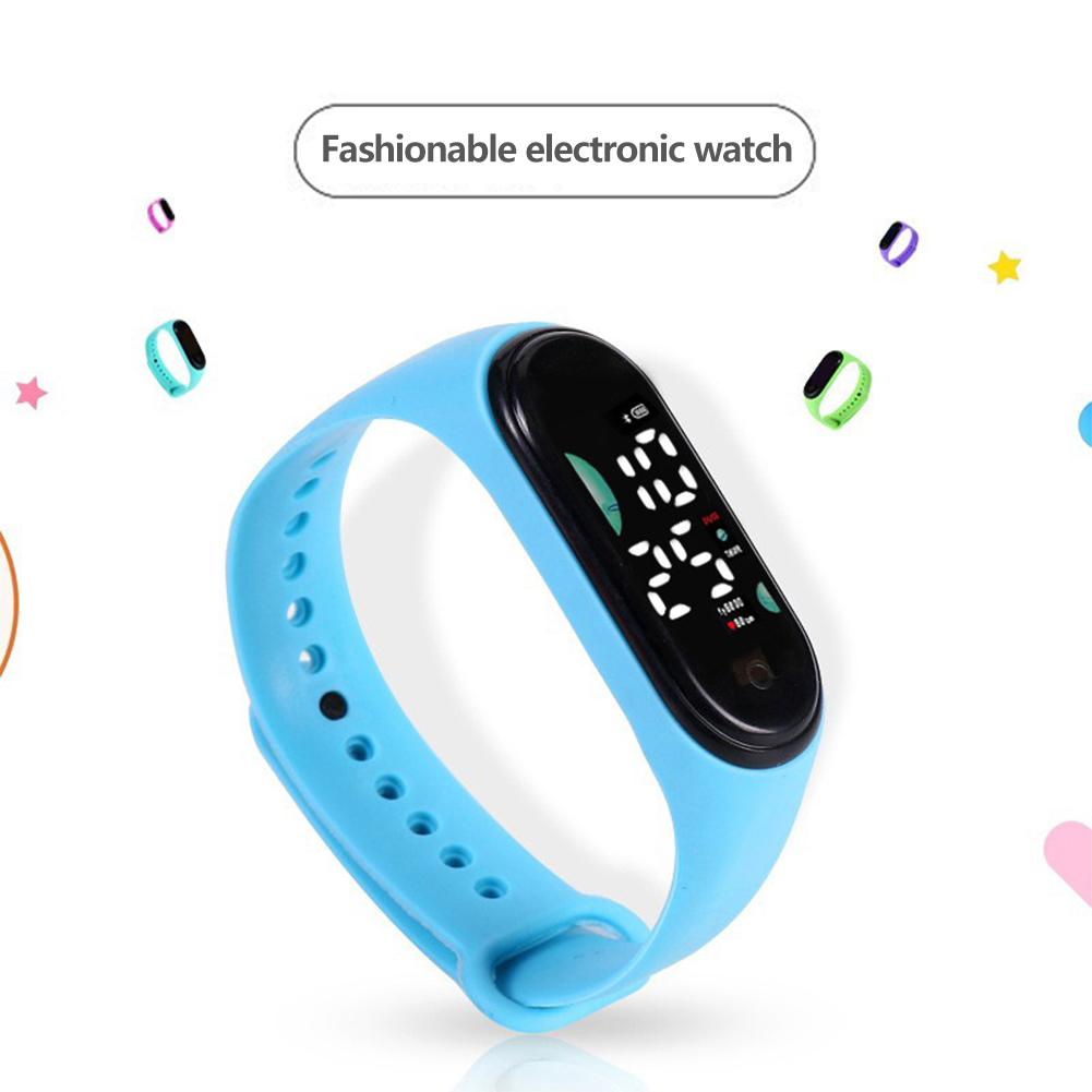 Students Luminous Waterproof Watch Outdoor Sports Digital Watch Casual Wristband Boy Girls Gift