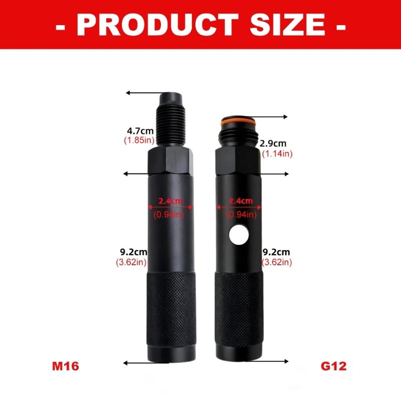 12g Carbon Dioxide Cartridges Cylinder Adapter Small Cylinder Quick Charging Adapter for Sodas Dispensers Camping Gear