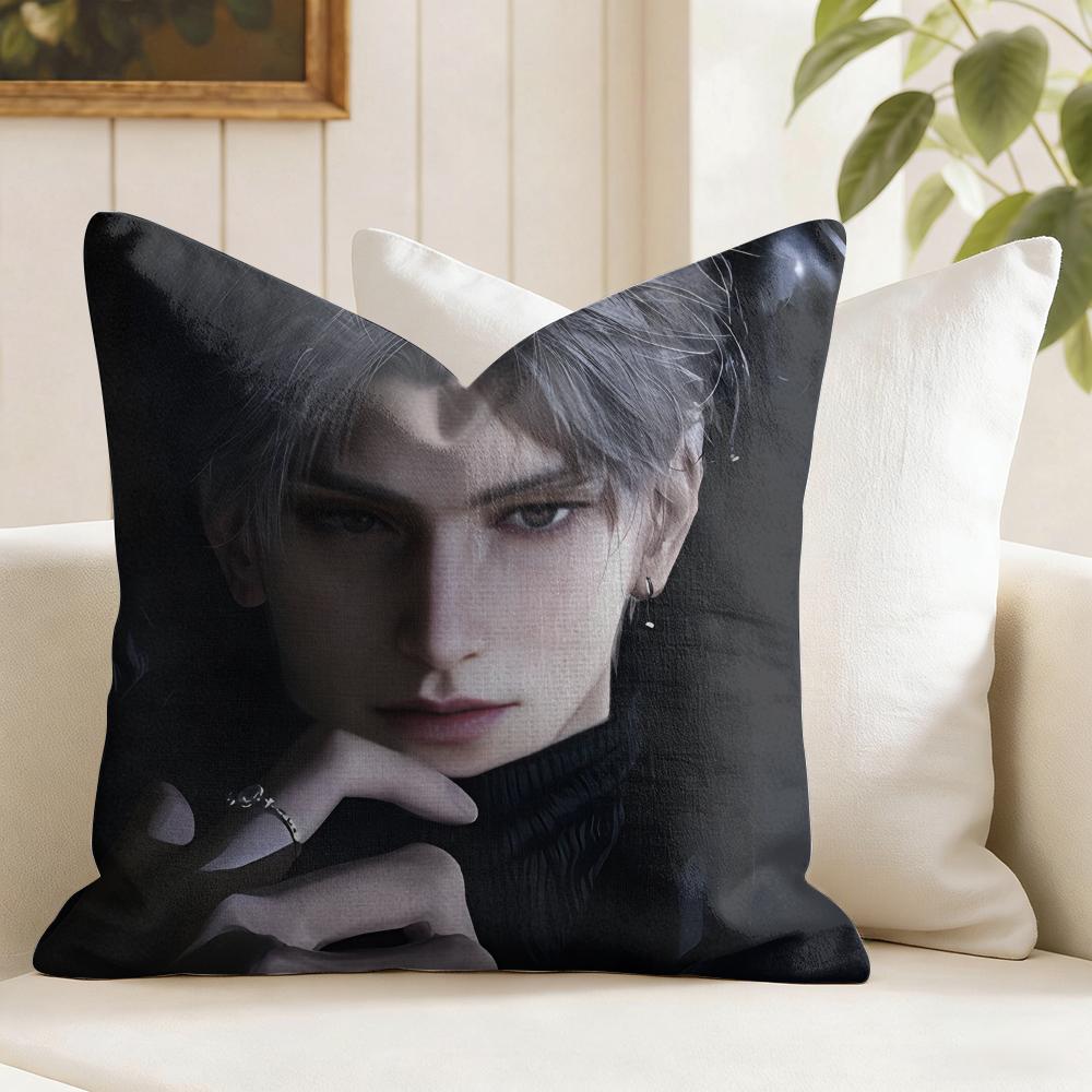 Love And DDeepspace Sylus Cushion Cover Eco Linen Pillow Case DoubleSided Print Breathable Durable Zipper Home Decor Gift
