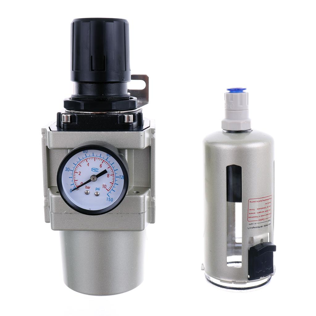 Filter Air Reducer 1 Inch Dryer Separator Auto Drain Pressure Gauge