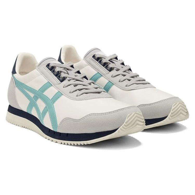 ONITSUKA TIGER Dualio Fabric Synthetic Leather Sports Versatile Non-Slip Wear-Resistant Supportive Rebound Low-Top Casual Shoes 1183B545-203
