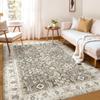 Crystal Velvet Carpet Living Room Bedroom Ethnic Style Dirt-Resistant Retro Floor Mat Nordic Non-Slip And Dust-Proof Floor Mat