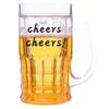 NEW Double Layer Funny Beer Mug Fake Model Beer Decoration 450ml Leakproof Freeze-proof Drinking Cup For Coffee Cocktail