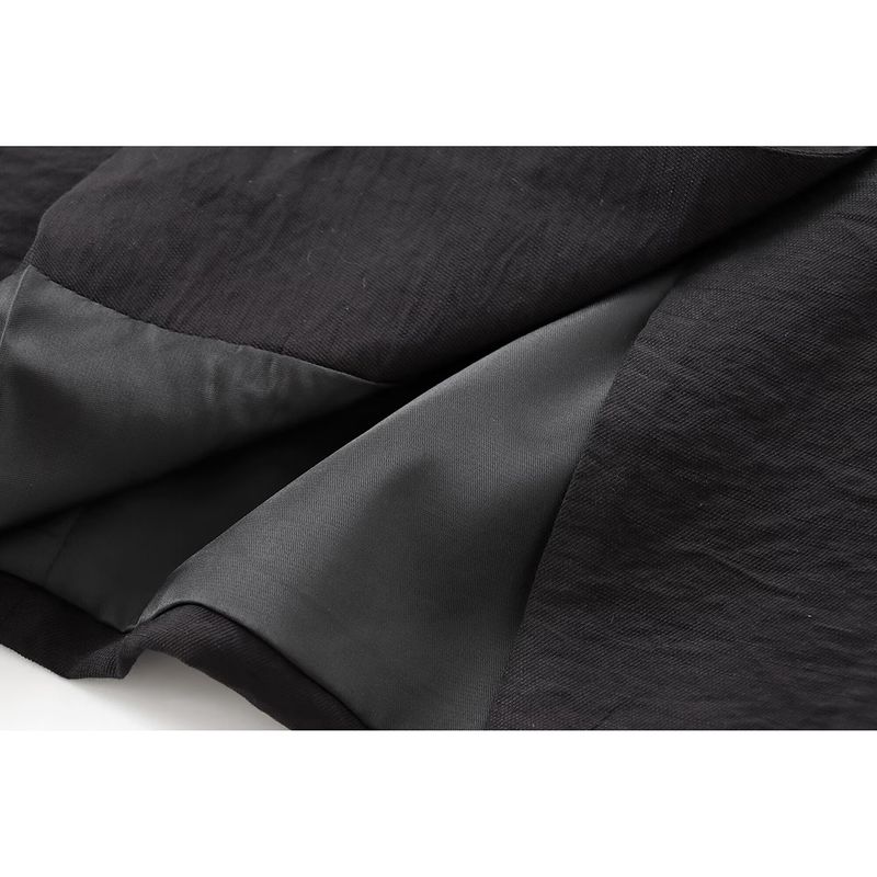 Kaslead New Arrival Women's Fashion Style Decorated Row Button Vest Casual Long Pleated Pants 4043287 4043286