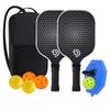 Jinsijian Fiberglass Honeycomb Pickleball Paddle Set