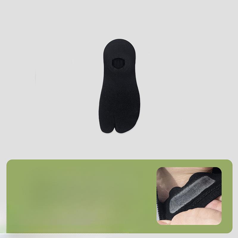 

Мужские носки с двумя пальцами из чистого хлопка, летние, тонкие, сетчатые, дышащие, с нескатывающейся пяткой, с разделением пальцев, низкие, невидимые, универсальные короткие носки 1 pair