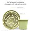 Plastic Green Plant Flower Pot Thickened Resin Gallon Pot Balcony Planting Flower Pot Root Control Breathable Seedling Planters