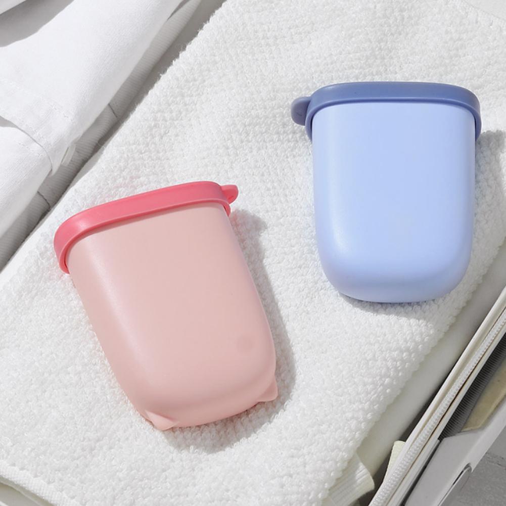 Plastic Soap Box Leakproof Cartoon Soap Plate Travel Organizer for Home Bathroom