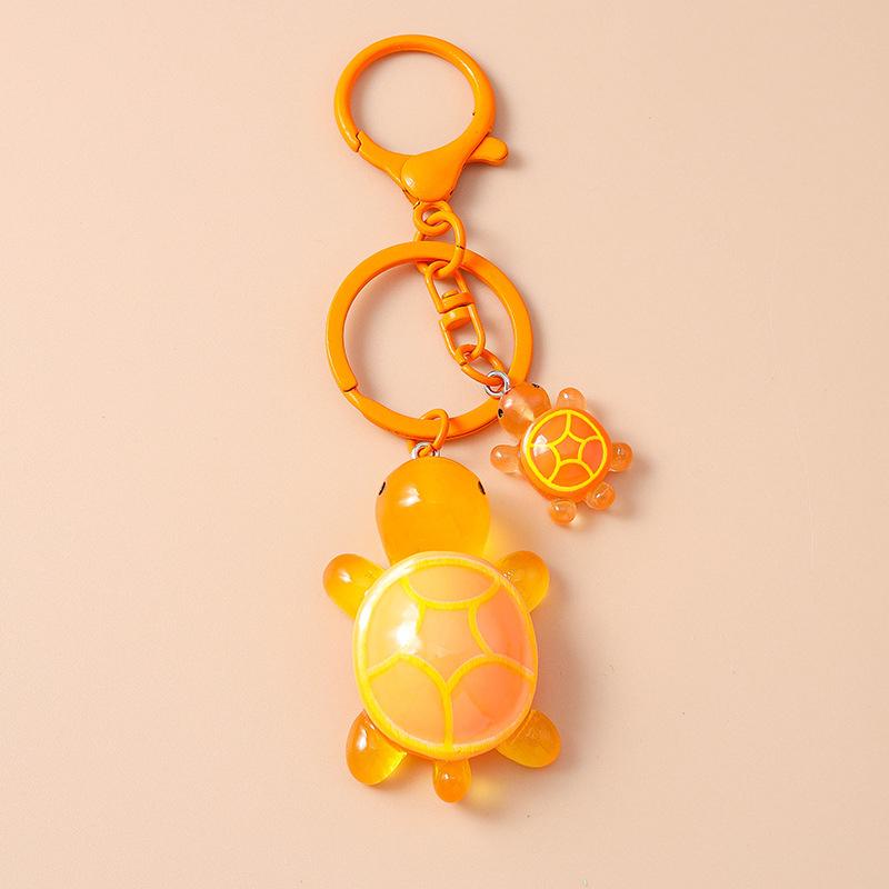 Cartoon Little Turtle Keychain Cute Anime Figures Pendant Keychain Exquisite Backpack Decoration Accessories Gifts