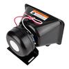 High-Pitch Warning Horn Speaker, 12V 200W, Universal Horn for Car Alarm Systems (Black)