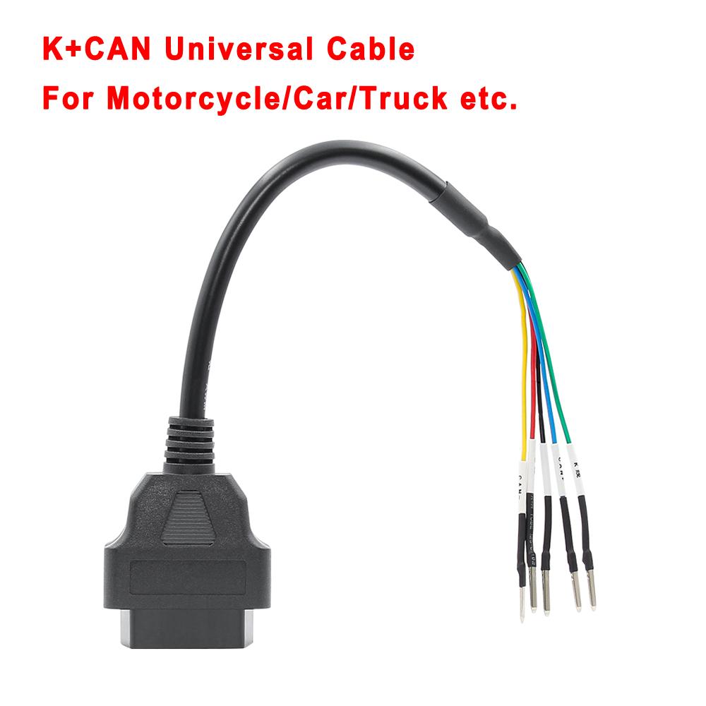 OBD2 Connector Universal K CAN For Motorbike 6Pin to 16Pin Adapter Cables For YAMAHA 3Pin For Honda 4Pin For KTM 6 Pin For Ducat