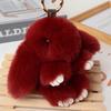 14CM Coniglio Peluche Carino e Soffice Pompon di Peluche Coniglietto su Borsa Portachiavi per Auto Gioiello Femminile Bambole per Feste Fascino per Borsa Regalo Ragazze