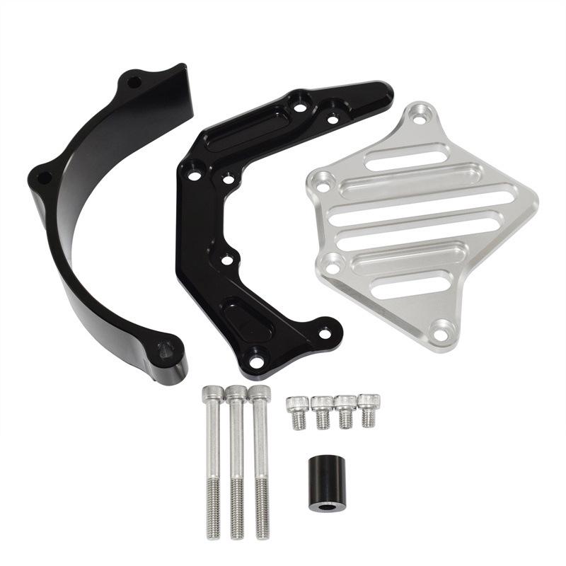 

Kawasaki Z900RS Front Sprocket Pinion Chain Protection Cover серебряный/чёрный