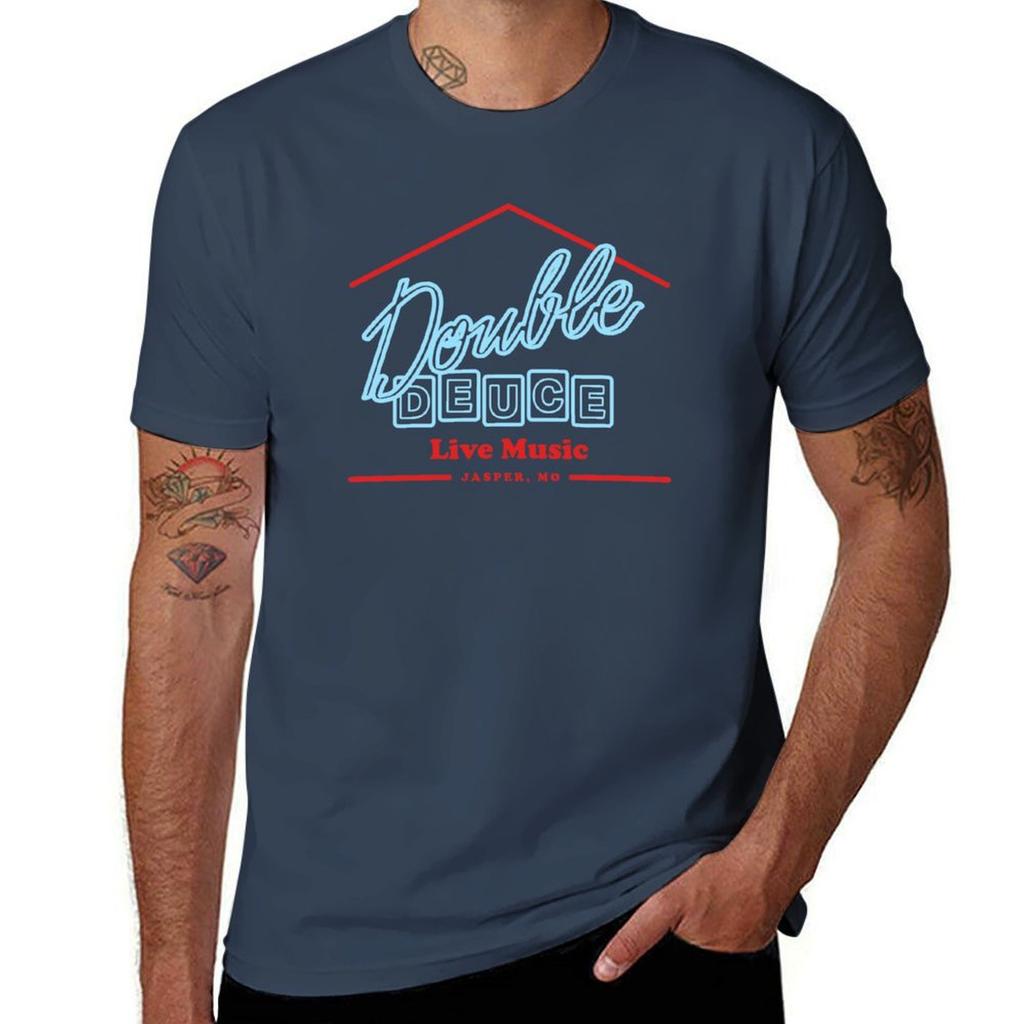 Double Deuce Tshirt Soft Touch Basic Cotton Tshirt