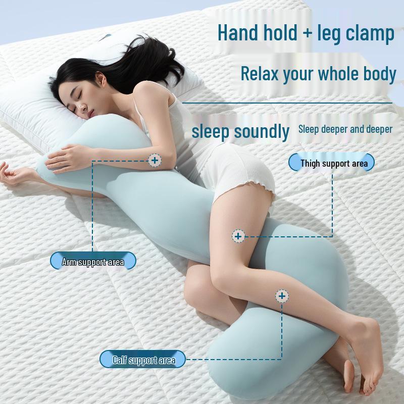 Fumei A-Class Seahorse Pillow: Removable, Washable, Large Side-Sleeping Bolster with 48-Hour Delivery, Suitable for All Seasons