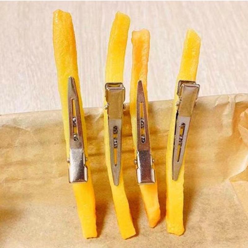 Haarspelden in Voedselvorm Franse Frietjes Haarklem Antislip Haarspelden Sectioneerklemmen Voor Dagelijks Gebruik Cosplay En Themafeest