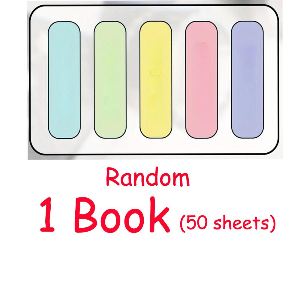 250/50 Sheets Thick Colorful Index Card with Loop Double Sided To Do List Lined Memo Pad Eye Friendly Notes for School Office