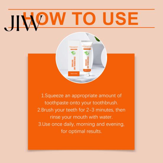 Teeth Cleaning Toothpaste 100G Stain Removal Whitening Toothpaste, Gentle Cleansing for Oral Care Men Women, Fresh Breath Mints Flavor Remover