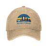 Sommer Nie Vergessen Sarkastische Baseballkappe Sonne Hochwertiger Druck Gewaschene Trucker-Kappe Unisex Erwachsene yk Outdoor Sport Baseballkappen
