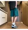 New Summer Hong Kong Style Men's Print Shorts - Trendy Mid-Length Casual Sports Pants