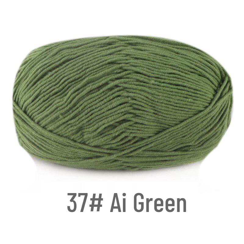 Su He 4-Strand Milk Cotton Combed Yarn for Hand-Knitting Baby Sweaters