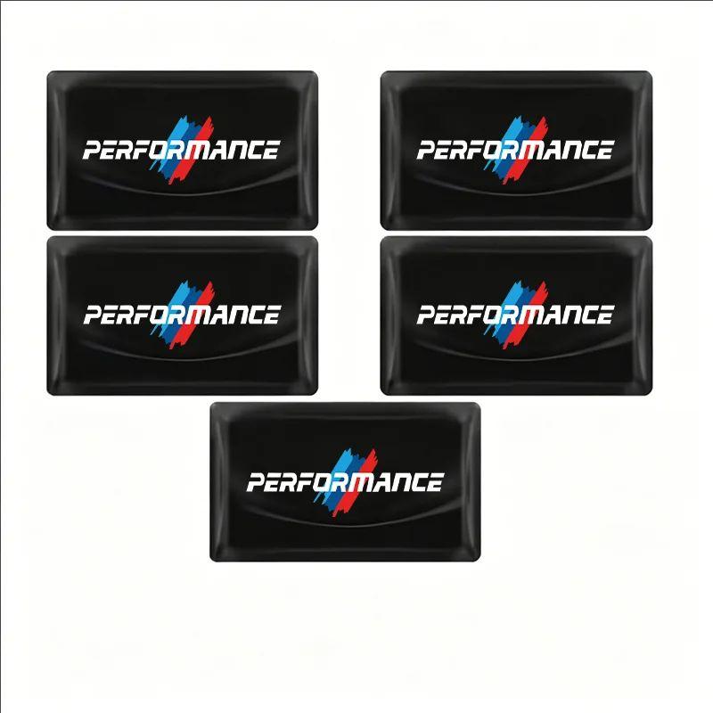 For BMW  E84 25/10pcs M Logo Car Steering Wheel Hub Caps Center Emblem Badge Sticker For BMW M E34E36 E60 E90 E46 E39 E70 F10 Motorcycle Decal