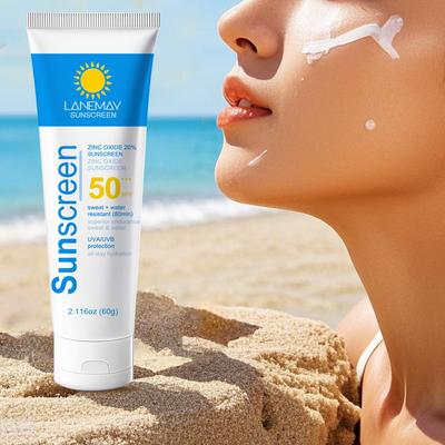 Protect + Hydrate Feuchtigkeitsspendende Sonnenschutzlotion mit Breitband-SPF 50 - Wasserfest & Schweißresistent, Schwereloses & Erfrischendes Gefühl, 60g