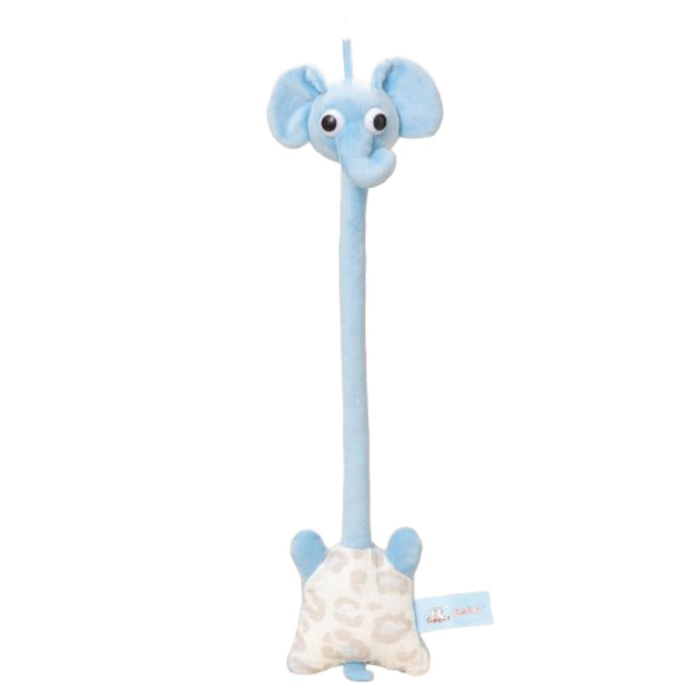 

White Color Long Neck Elephant Plush Keychain Funny Design Mouse Plush Pendant Backpack Accessory Style A