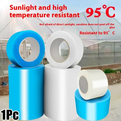 1 Roll Greenhouse Repair Tape Umbrellas Pipe Cloth Fabric Workshop PE Outdoor Colorful Gaffer Tapes Raincoats Waterproof Durable