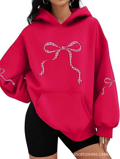 Hot-selling personalized printed hoodies, street-style trendy loose women's pullovers