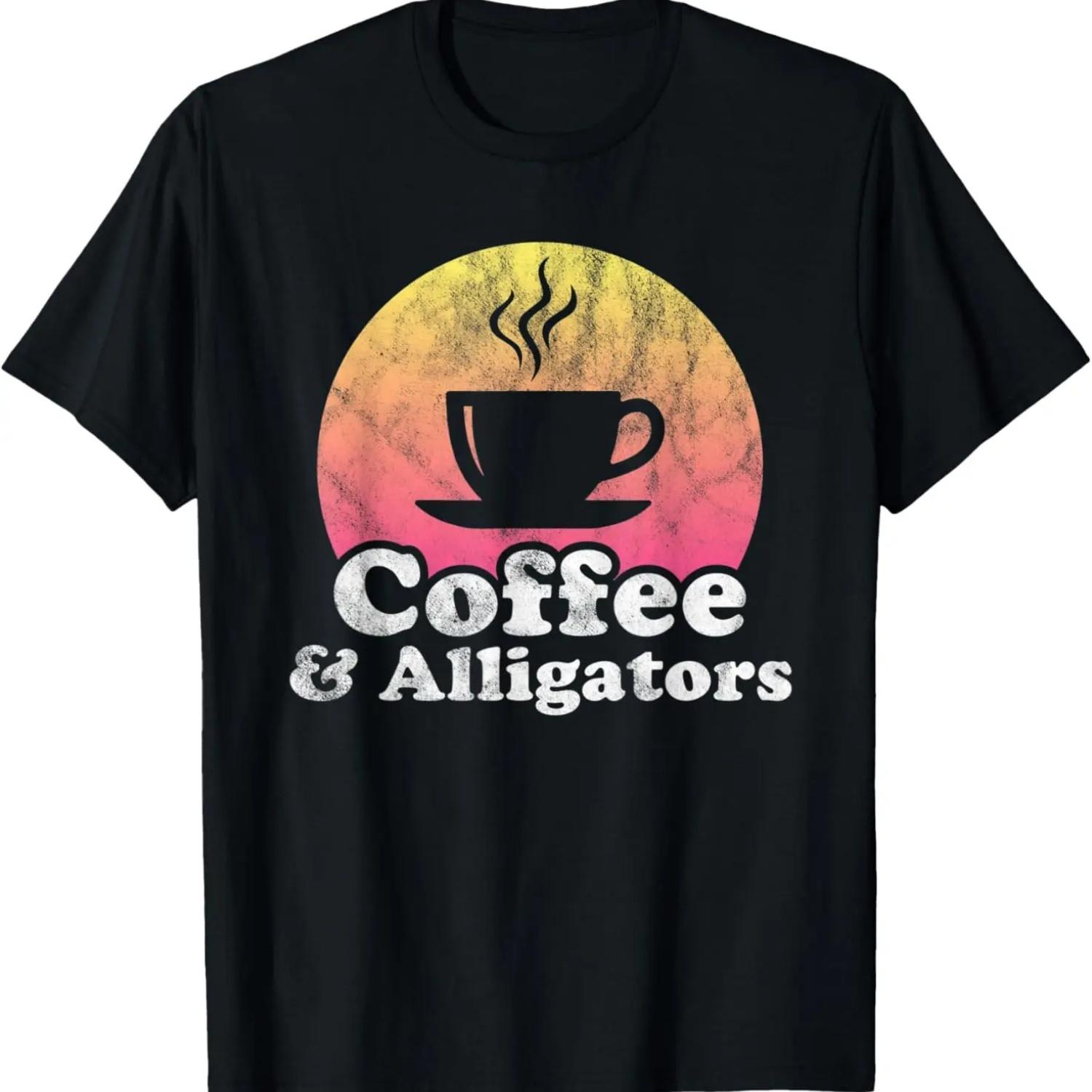 Coffee and Alligators Alligator T-Shirt S чёрный