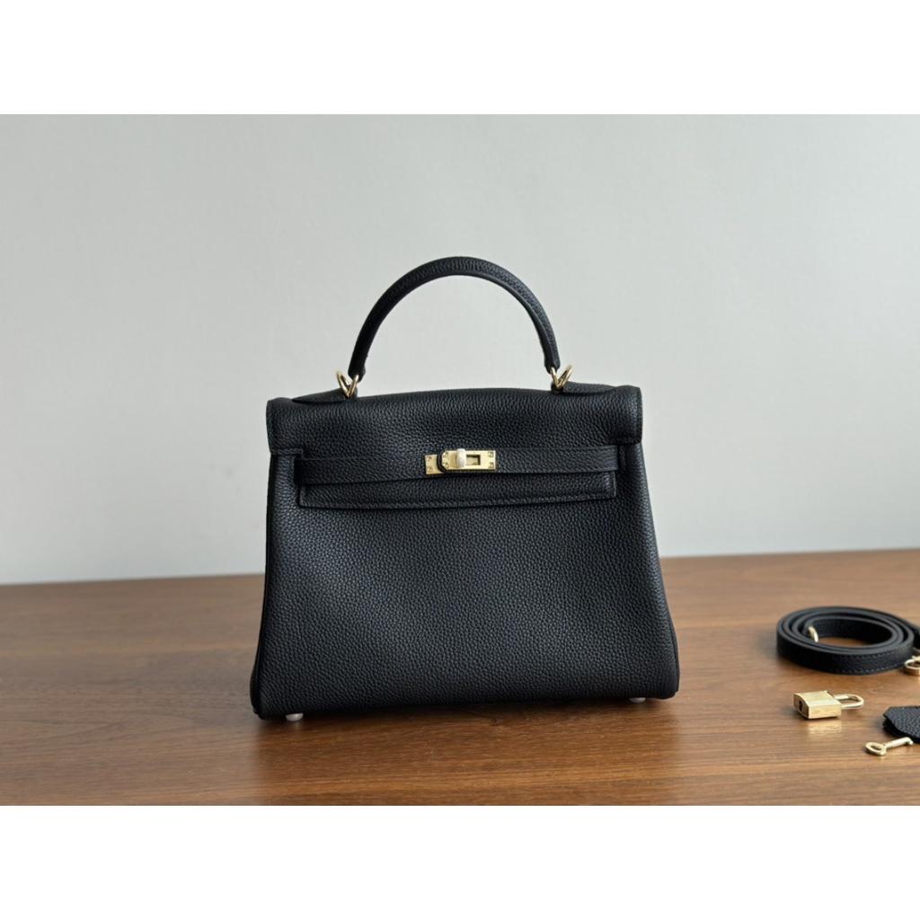 Kazilan Kelli Togo skóra klasyczna modna torebka Kelly wysoki styl na ramię listonoszka torebka damska