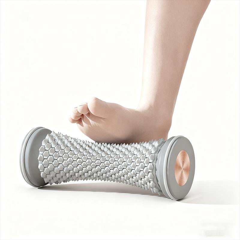 

Подошвенный фасциальный мяч Массаж стопы для улучшения Тренажер плоскостопия Катящийся арахисовый мяч для расслабления Дноуглубление меридиана свода стопы серый