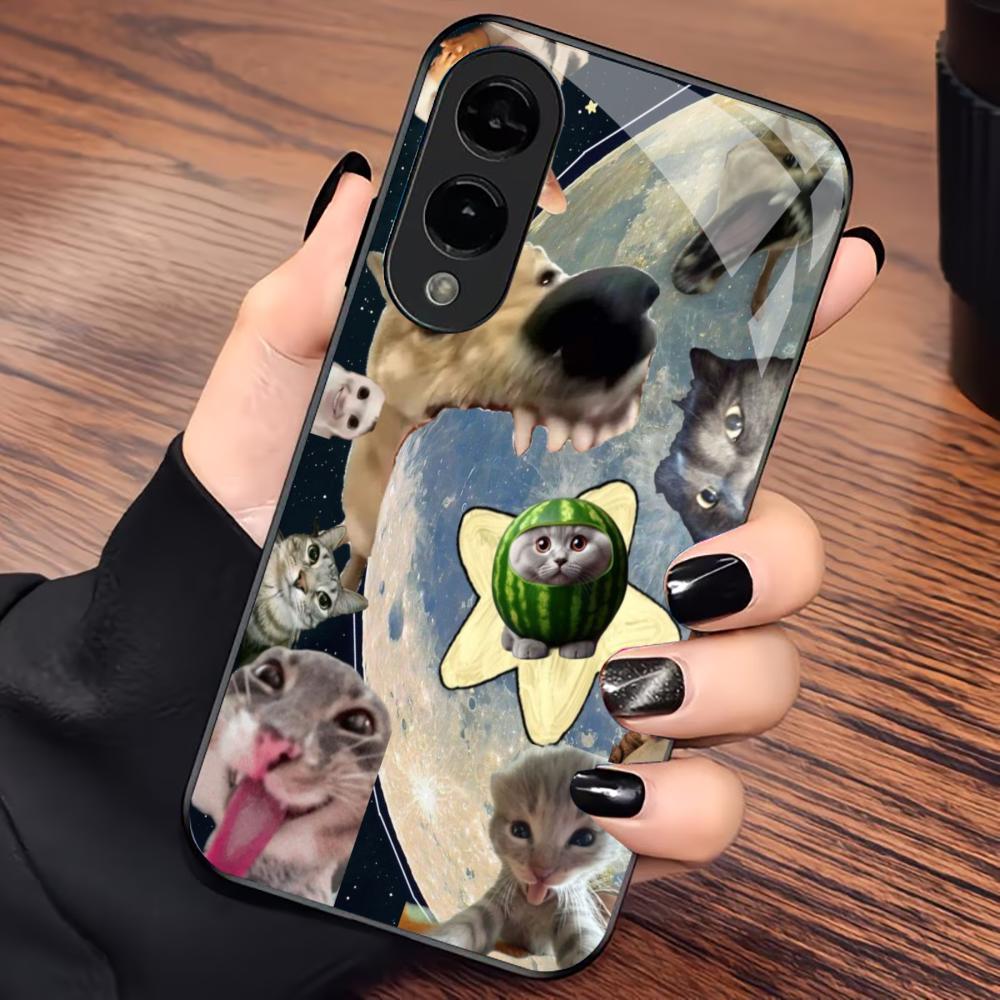 Humor Funny Protective Exquisite High-end PhoneCase Glass PhoneCase for Samsung Galaxy S26 S25 S24 S23 S22 S21 FE,Ultra,Plus