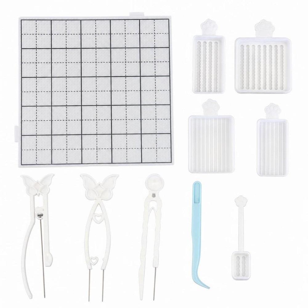 10Pcs Handheld Fuse Beads Picking Tray Kit Efficient Padding Fuse Bead Needle Household