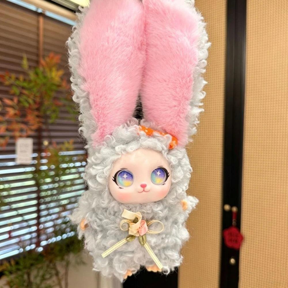 Long Ear Rabbit Plush Toy Bag Hanging Charms Rabbit Plush Keychain Bunny Plush Doll Gift