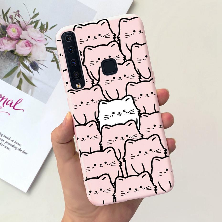 Hülle Für Samsung Galaxy A9 (2018) Niedliche Cartoon-Bonbonfarbene Weiche Silikon-Handyhüllen Für Samsung A9 2018 SM-A920F A9200 Bumper