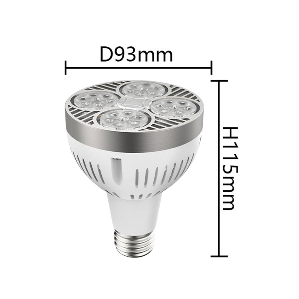 

35 Вт Светодиодная лампа PAR30 220 В Трековая лампа E27 Лампы PAR Угол луча 24 градуса Холодный Нейтральный Теплый белый Прожекторы Экономия энергии Гостиная Neutral White белый