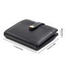 New Arrival Hot Sale Women'S Ultra-Thin Wallet Bifold PU Leather Card Clamp With Key Chain Zipper Document Package