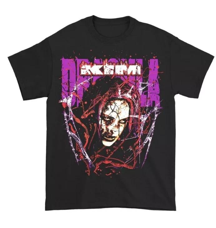 

KIM DRACULA Bloody Face Tshirt Metal Band Fullsizes, Men Crewneck M