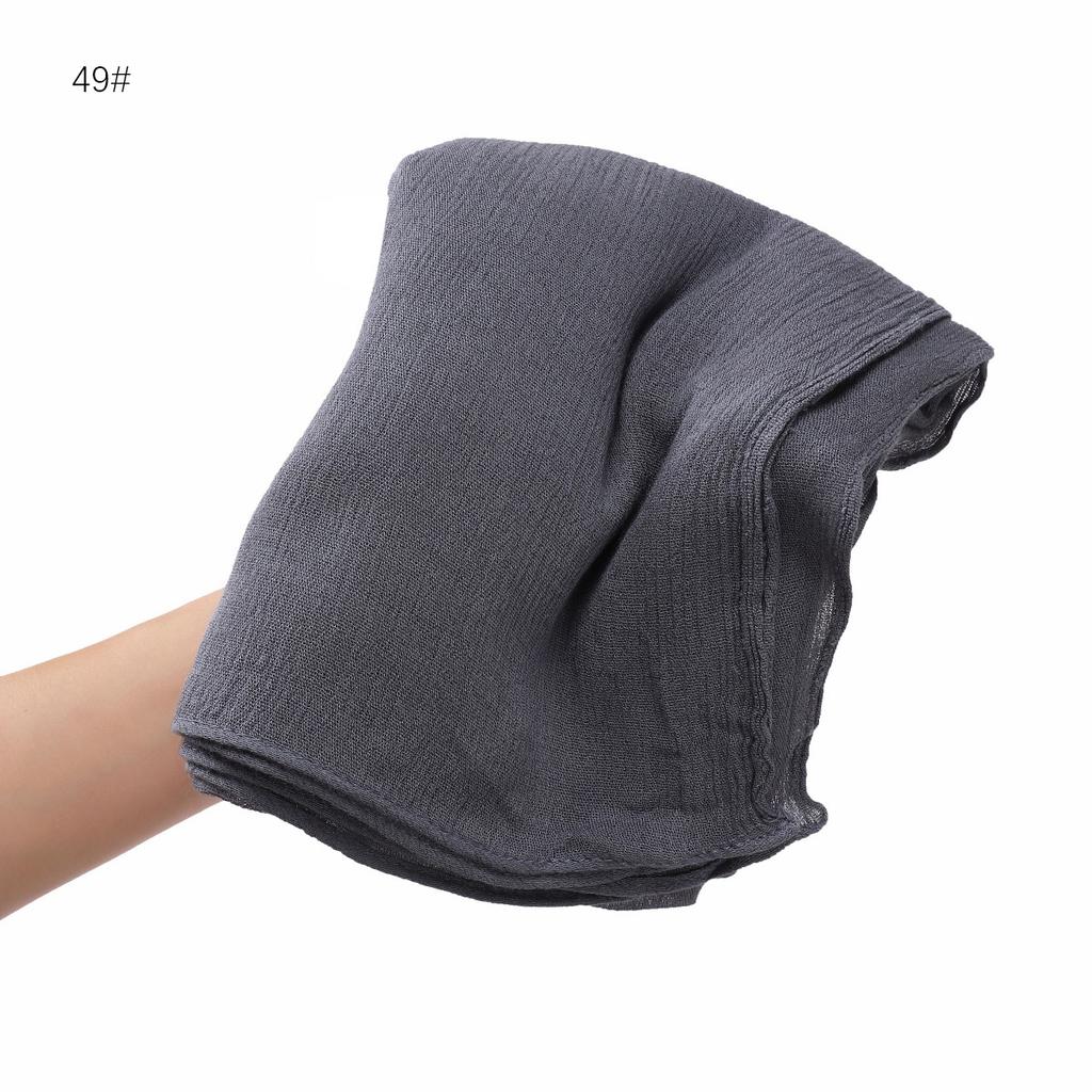 Foulard Hijab en coton rayonne uni uni pour femme, grande taille, châles et enveloppes de haute qualité, bandeau musulman, turban islamique