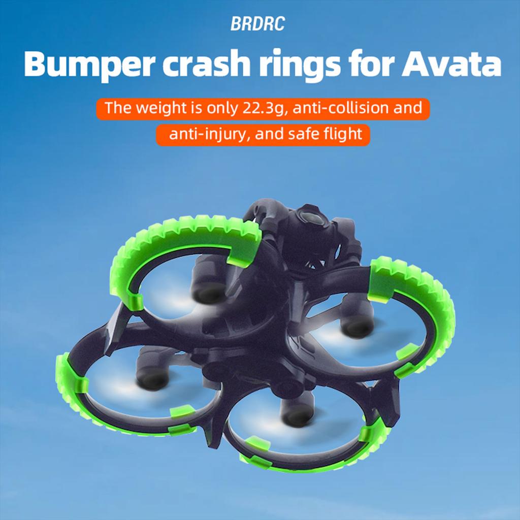4pcs Propeller Protective Cover Anti-collision Ring Drop Resistant Safety Cover Compatible For Dji Avata