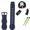 Rubber Wrist Strap For Casio PROTREK PRG-260/270/550/250 PRW-3500/2500/5100 Replacement Black Bracelet 18mm Silicone WatchBands
