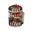 Handon 3-Tier Stainless Steel Rotatable Kitchen Organizer Shelf